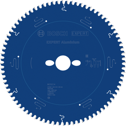 BoschEXPERT 铝制圆锯片，适用于金属加工。